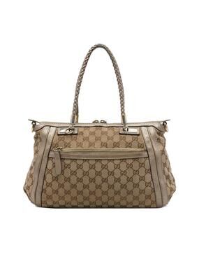 Gucci Gg Canvas Bella Satchel Pre-Loved #361200G55B
